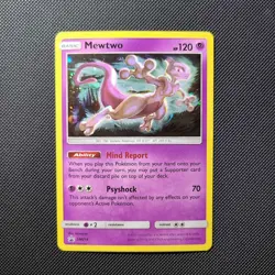 Pokemon TCG Mewtwo SM214 Sm Holo Black Star Promo - Image 1