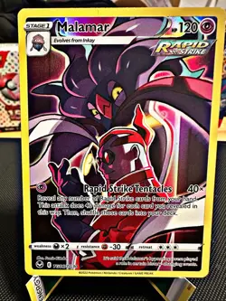 Malamar - TG06/TG30 - Pokemon Silver Tempest Trainer Gallery Holo Card - Image 1