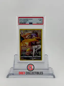 2022 POKEMON SWORD & SHIELD LOST ORIGIN TG03 FULL ART/CHARIZARD PSA 9 - Image 1