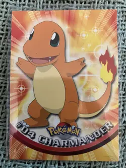 Pokemon Topps Card - #04 Charmander - Image 1