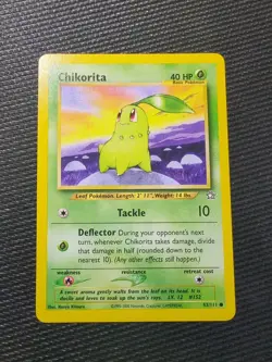 Pokemon TCG Chikorita Neo Genesis 53/111 Regular Unlimited Common - Image 1