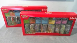 Two Costco Pokemon Prismatic Evolutions Mini Tins Boxes, Sealed (16 Mini Tins) - Image 1