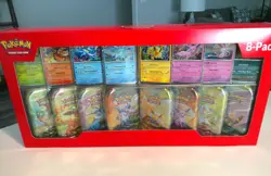 Two Costco Pokemon Prismatic Evolutions Mini Tins Boxes, Sealed (16 Mini Tins) - Image 2