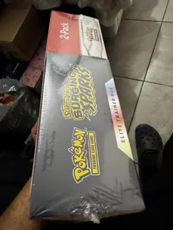 Pokemon Surging Sparks ETB & Booster Bundle Costco 2-pack Factory Sealed - Image 3
