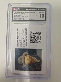 2023 POKEMON VAN GOGH MUSEUM AMSTERDAM CGC 10 GEM MINT - Image 1
