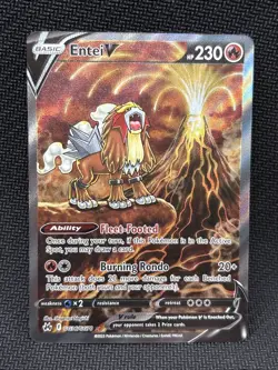 Pokemon TCG: Entei V GG36/GG70 - Crown Zenith - Ultra Rare NM - Image 1