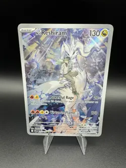 N’s Reshiram 167/159 Pokemon SV09: Journey Together Illustration Rare Holo - Image 1