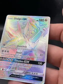 Dialga GX Secret Rare 164/156 - Pokemon SM Ultra Prism Holo GX NM ZY1 - Image 2