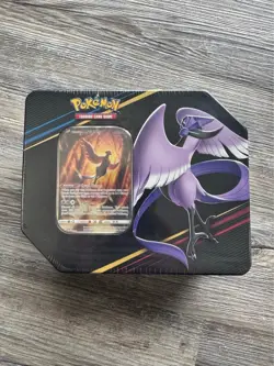 Pokemon Sword & Shield Crown Zenith Galarian Birds Tin Galarian Articuno 5 Packs - Image 1