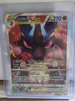 ⭐RARE Clean Pull ⭐Lucario VSTAR - SWSH291 Black Star Promo Pokemon TCG 🔥🔥🔥 - Image 1
