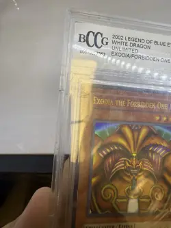 BCCG Graded 10 Mint Or Better Exodia The Forbidden One LOB Ultra Rare - Image 3