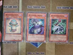 YUGIOH REPTILIANNE MEDUSA + VIPER + SCYLLA SOVR COMMON UNLIMITED ED NM - Image 1