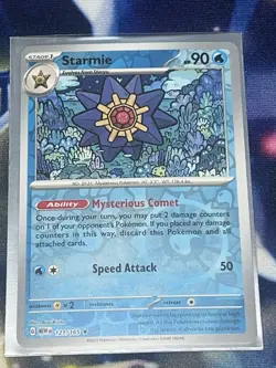 Starmie Reverse Holo NM 121/165 Scarlet & Violet 151 Pokemon Card - Image 1