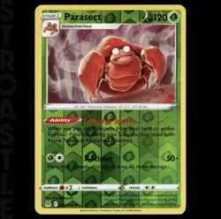 Parasect 005/196 Swsh11: Lost Origin - Reverse Holo - Rare - Pokemon Card TCG - Image 1
