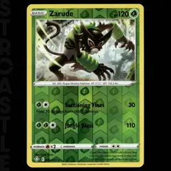 Zarude 016/072 Shining Fates - Reverse Holo - Rare - Pokemon Card TCG - Image 1
