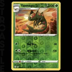 Yanmega 002/072 Shining Fates - Reverse Holo - Rare - Pokemon Card TCG - Image 1