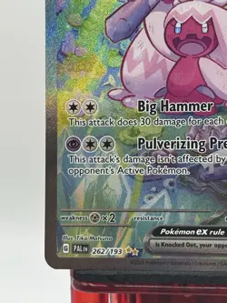 Tinkaton ex 262/193 Scarlet & Violet Paldea Evolved Pokemon Card Holo NM - Image 5