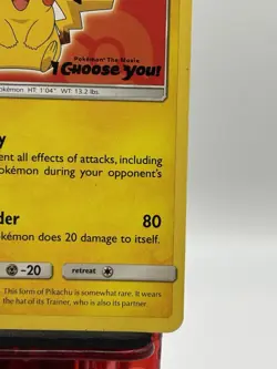 Ash's Pikachu - SM109 - Pokemon Sun & Moon Promo Rare Card LP - Image 4