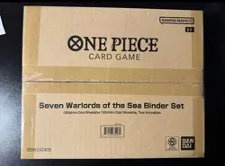 **IN HAND** One Piece Card Game Seven Warlords Of The Sea Binder Set - English - Image 1