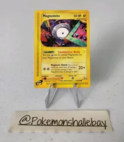 Magnemite 91/147 - Aquapolis Set *NM* Common Pokemon Card - Image 1