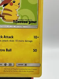 Ash's Pikachu - SM112 - Pokemon Sun & Moon Promo Rare Card LP - Image 4