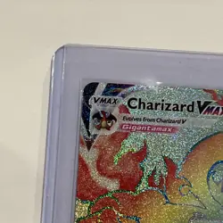 Pokemon TCG Charizard VMAX Champions Path Holo Card 074/073 Secret Rare NM/M - Image 2