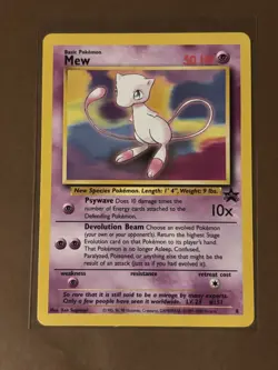Pokemon Card - Mew #8 WoTC Black Star Promo - Image 1