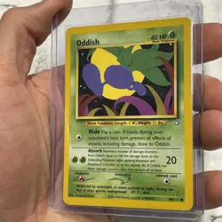 Pokemon ODDISH - 68/111 - Neo Genesis - Pokemon Card Nintendo LP/NM Vintage TCG - Image 2