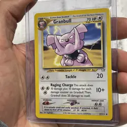 Granbull - Neo Genesis Set - 37/111 - Uncommon - Pokemon Card - Unlimited NM TCG - Image 2