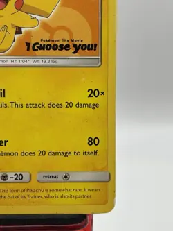 Ash's Pikachu - SM110 - Pokemon Sun & Moon Promo Rare Card LP - Image 4