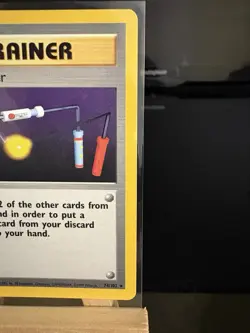 ITEM FINDER - 74/102 Trainer Base Set - Regular Rare - Pokemon TCG Card - Image 3