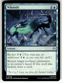 WHOOSH! #48 FOIL (COMMON) MTG MARVEL'S SPIDER-MAN - Image 1