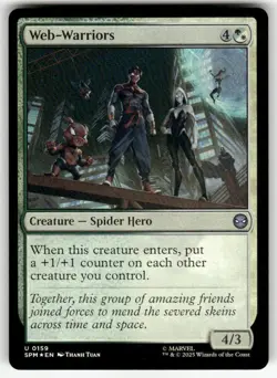WEB-WARRIORS #159 FOIL (UNCOMMON) MTG MARVEL'S SPIDER-MAN - Image 1