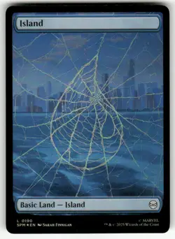 ISLAND #190 FOIL L MTG MARVEL'S SPIDER-MAN - Image 1