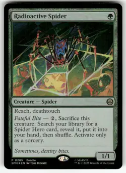 RADIOACTIVE SPIDER #285 FOIL P MTG UNIQUE AND MISCELLANEOUS PROMOS - Image 1