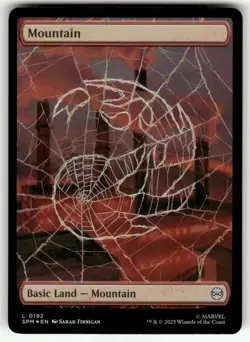 MOUNTAIN #192 FOIL L MTG MARVEL'S SPIDER-MAN - Image 1