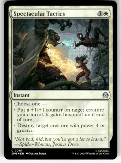 SPECTACULAR TACTICS #15 FOIL (COMMON) MTG MARVEL'S SPIDER-MAN - Image 1