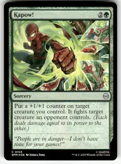 KAPOW! #103 FOIL (COMMON) MTG MARVEL'S SPIDER-MAN - Image 1