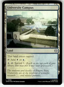 UNIVERSITY CAMPUS #186 FOIL L MTG MARVEL'S SPIDER-MAN - Image 1