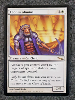 Leonin Abunas No play , English MTG Mirrodin Mint (DS3D1K9) - Image 1