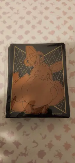 Pokemon TCG Shining Fates Sleeves 65 Count ETB Eevee Same Day Ship Read Desc - Image 1