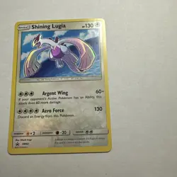 POKEMON Shining Lugia Holo Rare SM82 Promo Shining Legends LP - Image 1