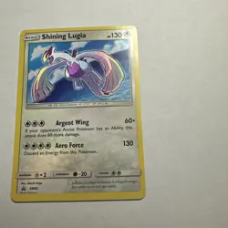 POKEMON Shining Lugia Holo Rare SM82 Promo Shining Legends LP - Image 2