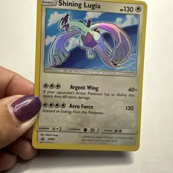 POKEMON Shining Lugia Holo Rare SM82 Promo Shining Legends LP - Image 5