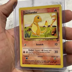 Pokemon TCG Charmander 69/130 Base Set 2 Regular NM Pokemon WOTC Nintendo Vtg - Image 2
