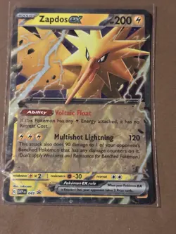 Zapdos ex Scarlet Violet 49 Black Star Promo 2023 2023 Pokemon 151 Promotion - Image 1