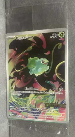 Pokemon Bulbasaur 133/132 Pokemon TCG Mega Evolution Stamped Promo - Image 1