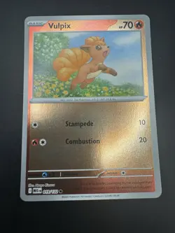 Pokemon TCG Mega Evolution Vulpix 019/132 Reverse Holo Common Pack Fresh - NM - Image 4