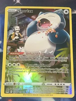 Pokemon TCG: Snorlax TG10/TG30 Swsh11: Lost Origin Trainer Gallery Holo - Image 1