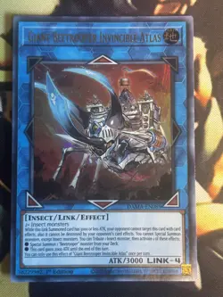Yugioh: Giant Beetrooper Invincible Atlas - DAMA-EN089 Ultra rare 1st Ed NM - Image 1